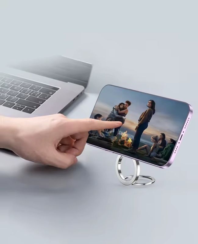 حامل حلقة الهاتف المحمول المغناطيسي متوافق مع iPhone 12 13 14 Series MagSafe