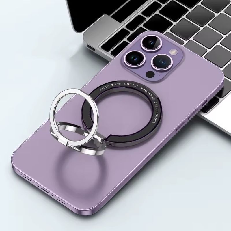 حامل حلقة الهاتف المحمول المغناطيسي متوافق مع iPhone 12 13 14 Series MagSafe
