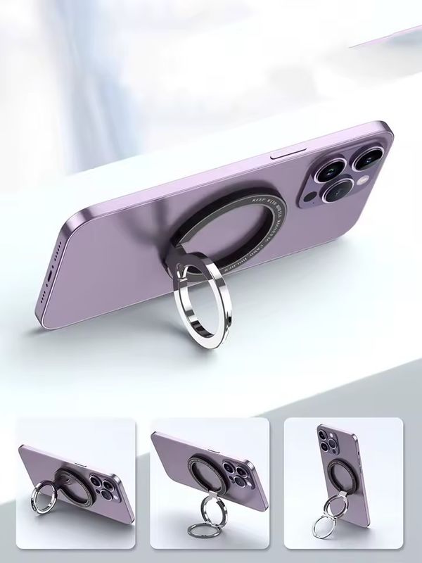 حامل حلقة الهاتف المحمول المغناطيسي متوافق مع iPhone 12 13 14 Series MagSafe